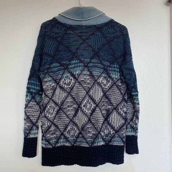 BWOT Forever 21 Blue Ombre Cardigan - Picture 3 of 4